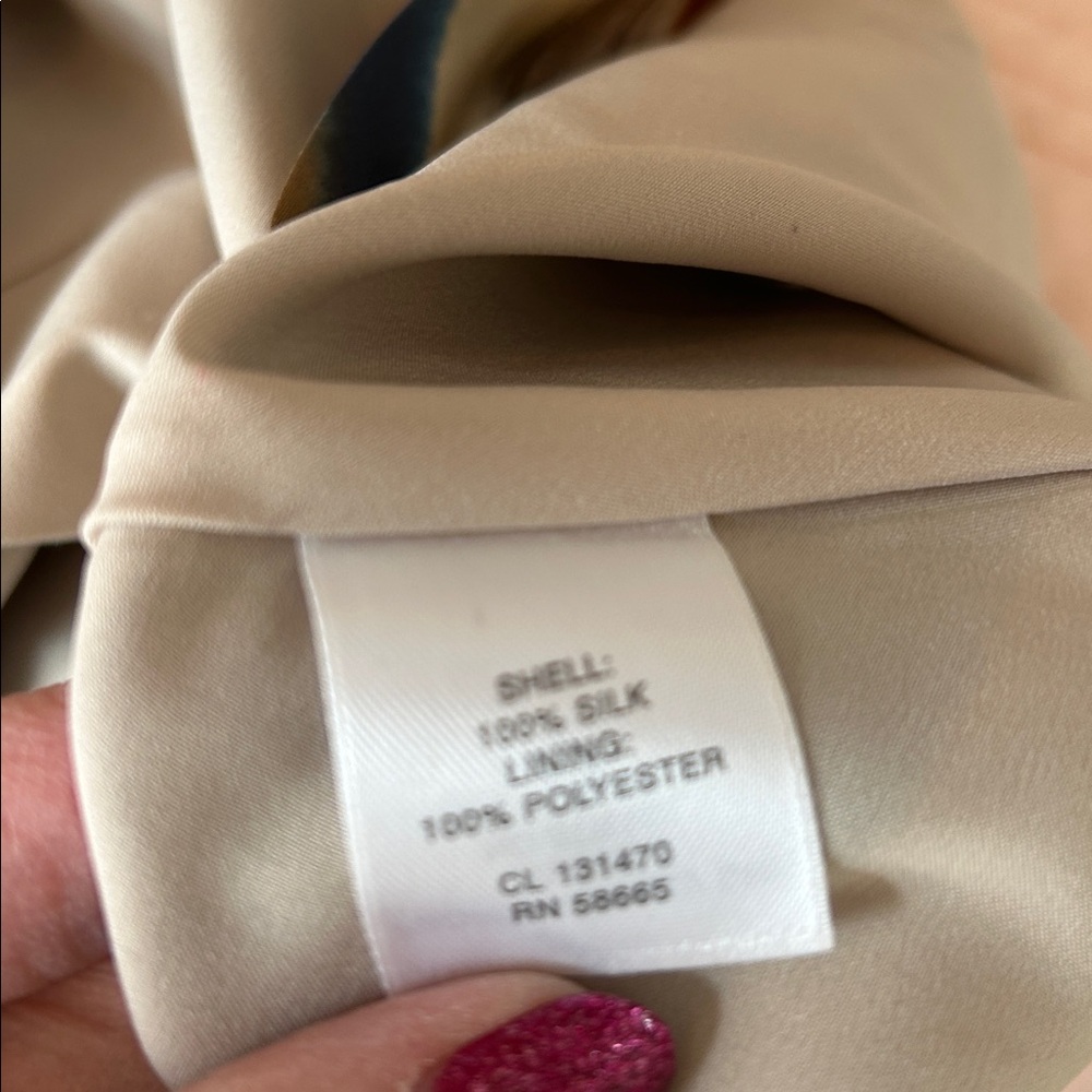 GUC Anthropologie Classiques Entier 100% Silk Dress(size 8) - Picture 7 of 7